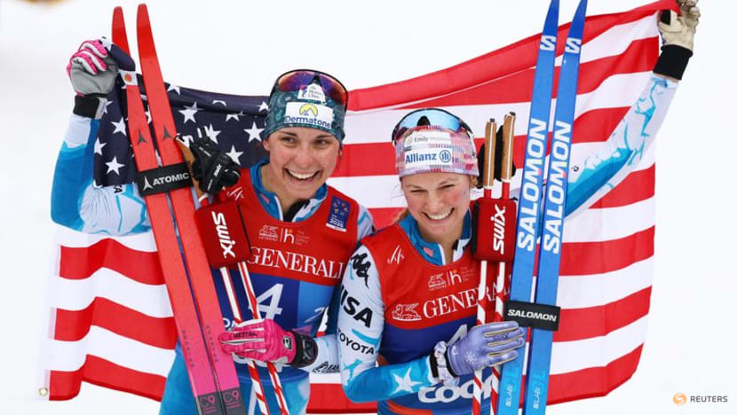 Cross-Country Skiing-Ice-cool Klaebo takes team sprint gold for Norway, Sweden win women's race