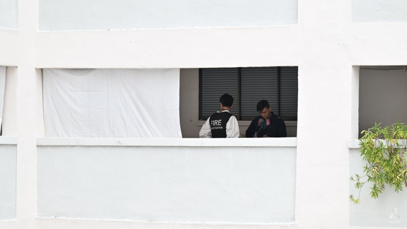Man dies after fire outside Potong Pasir flat, family 'can't accept he's gone' 