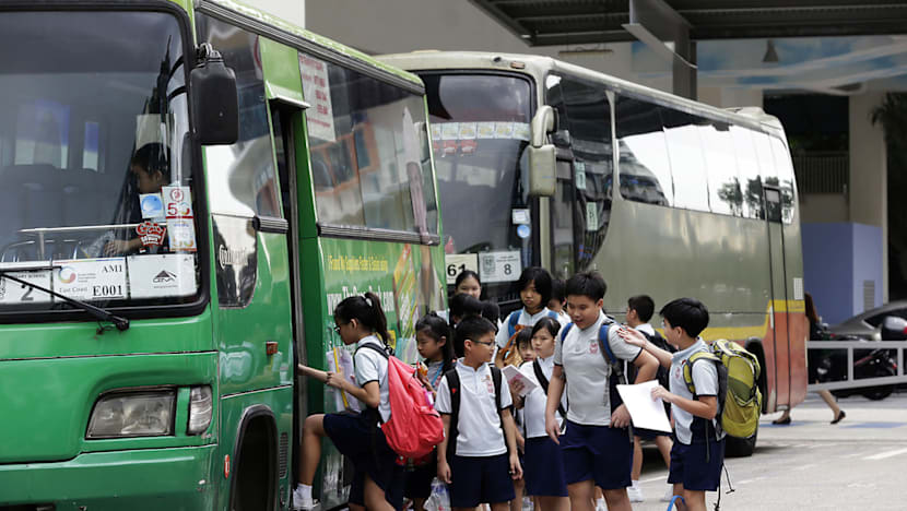 Mobile app to track children on school buses