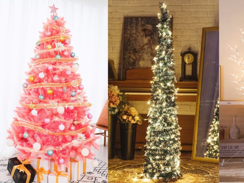 Where to buy Christmas trees in Singapore suitable for any space and home &mdash; ultra-slim and 'smart' trees available