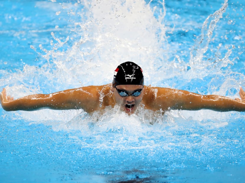 Joseph Schooling at Rio 2016. Photo: Reuters