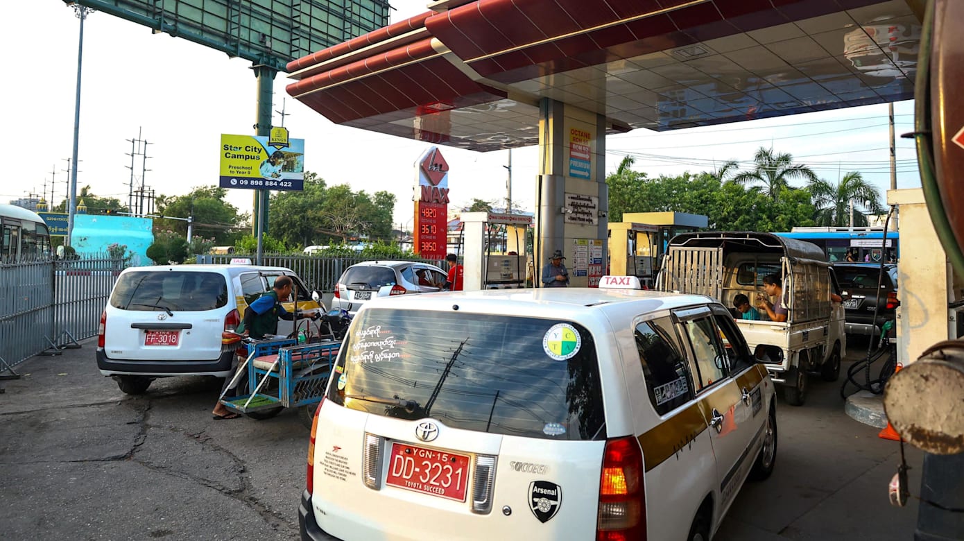 缅甸推每周燃油配额措施 私家车每周只能添两次油