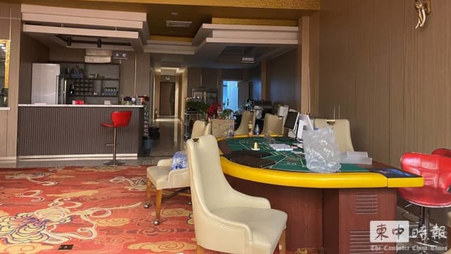 柬埔寨警方捣毁地下赌场 20名柬籍和中国籍男女接受调查