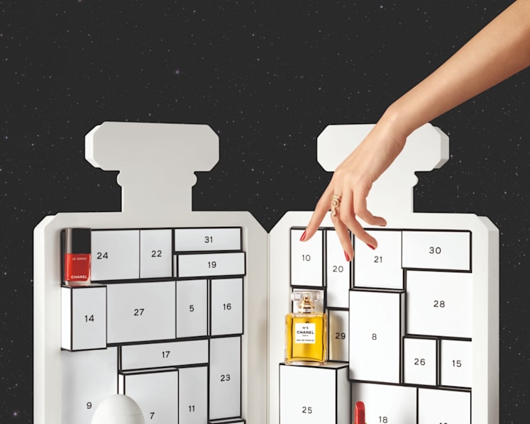This S$1,150 advent calendar is shaped like a giant Chanel perfume