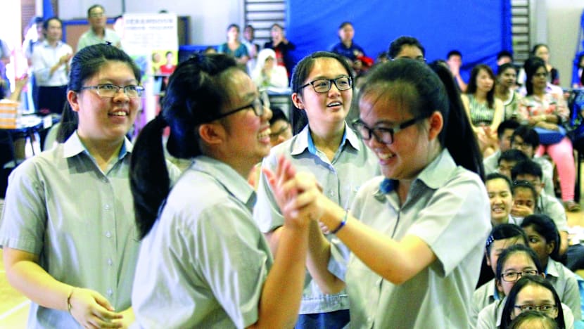 83.3% score 5 or more GCE O-Level passes
