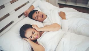 My partner snores. How can I get some sleep and wake up rested?