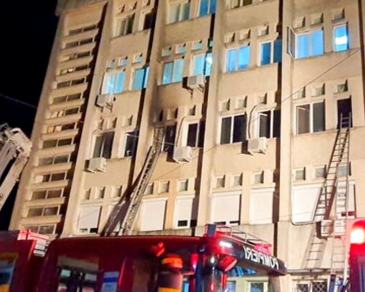 Fire in Romanian hospital's COVID-19 intensive care unit kills 10