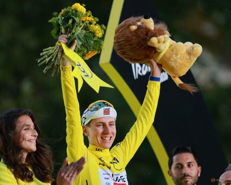 Pogacar's Tour de France dynasty continues with record-equalling fifth title