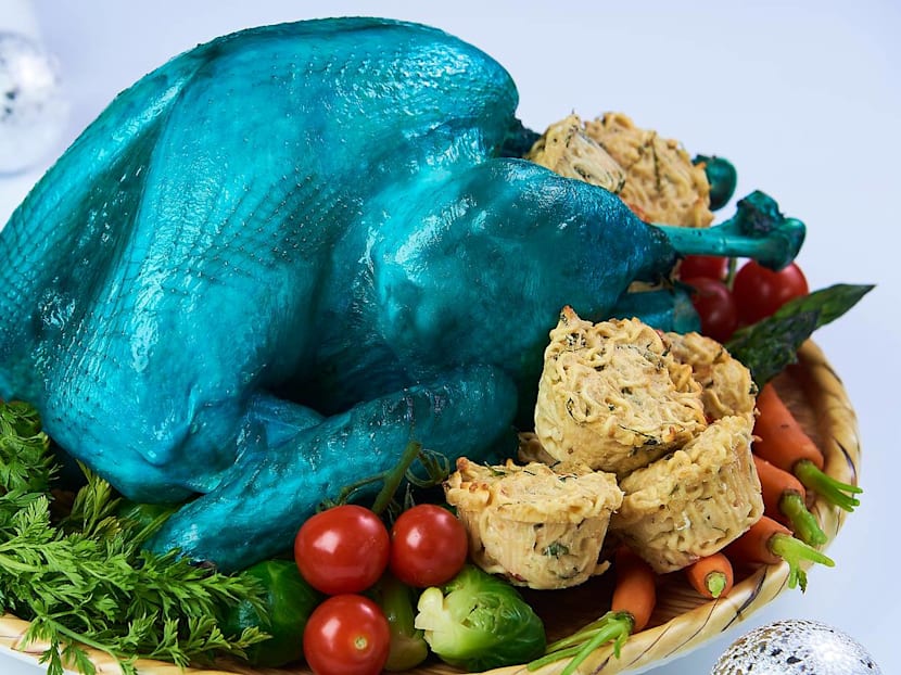 This Blue Christmas Turkey From Indonesian Restaurant Rumah Rasa Is ...