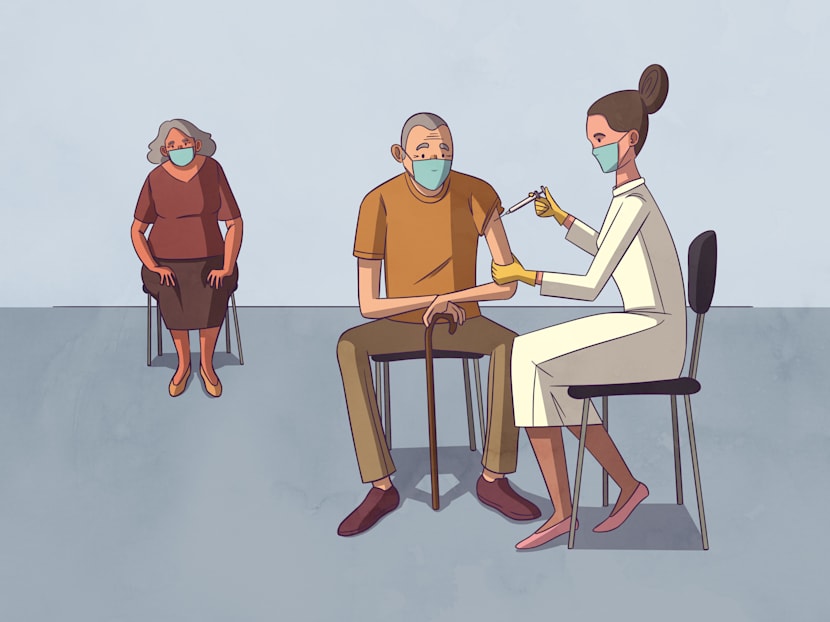 The Big Read in short: Not enough seniors are getting Covid-19 jabs, and why this could be a problem