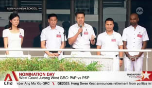 GE2025 Nomination Day: PAP and PSP speeches for West Coast-Jurong West GRC