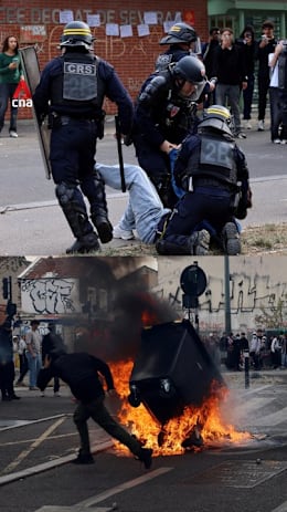 Students clash with police as protests disrupt over 730 schools across France