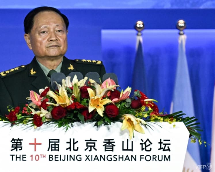 China says it will develop military relationship with the US even as it hits out at the West for ‘stirring up troubles’