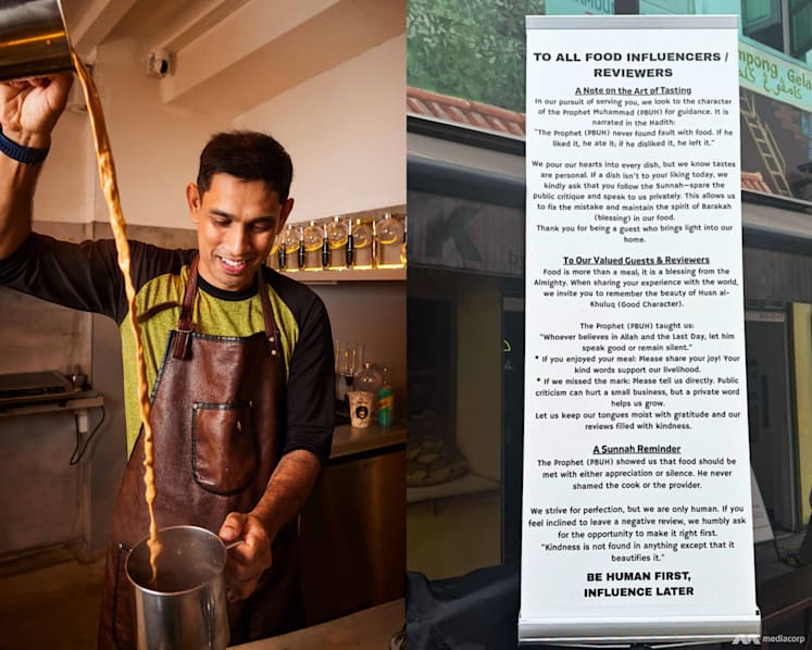 Owner of teh tarik shop behind the viral Kampong Glam bazaar sign addresses online debates 
