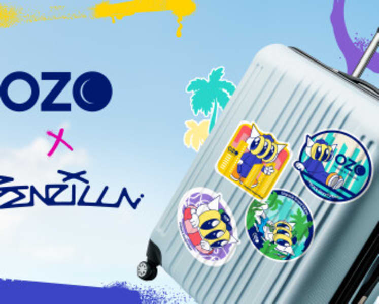 Stick with the Good Vibes: OZO and Benzilla Turn Travel Memories into Collectable Luggage Art