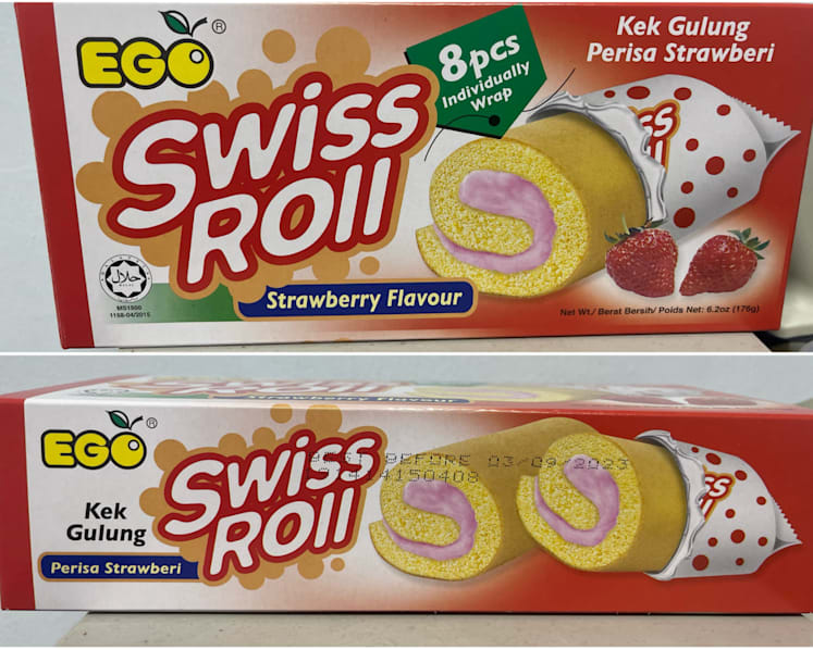 Strawberry-flavour EGO Swiss Roll being recalled for exceeding sorbic acid limit: SFA