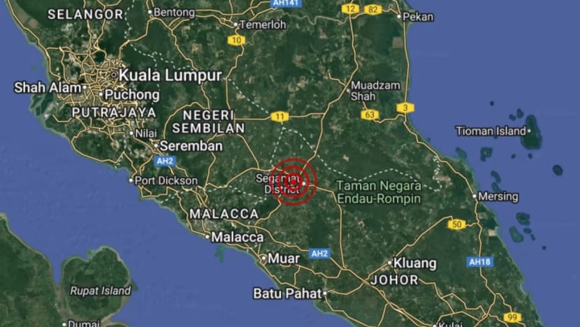 Gempa bumi 3.2 magnitud berlaku di Segamat, gegaran dirasakan di Pahang