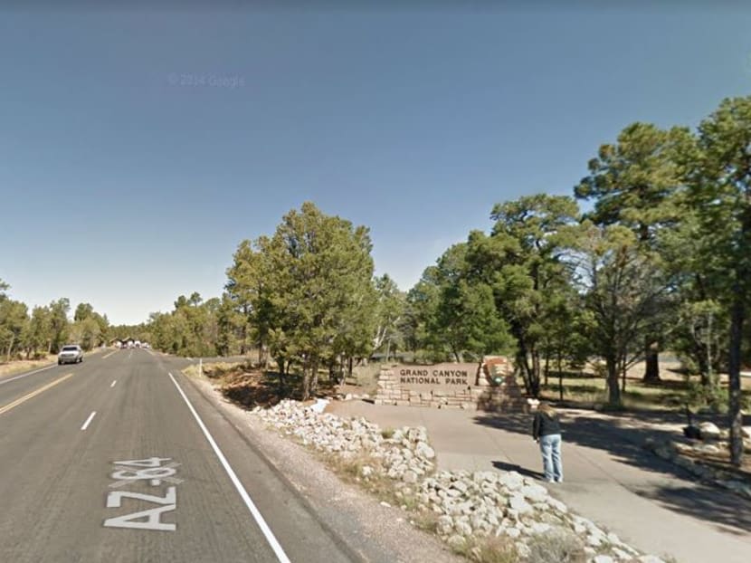 The general vicinity of the route where a Singaporean family of four who were on holiday in the United States met with a tragic fatal accident last Friday. Photo: Google Maps