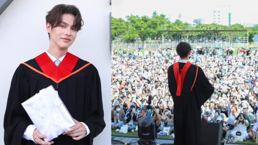 Fans Of Thai Heartthrob Bright Vachirawit Book Football Field To Celebrate His University Graduation