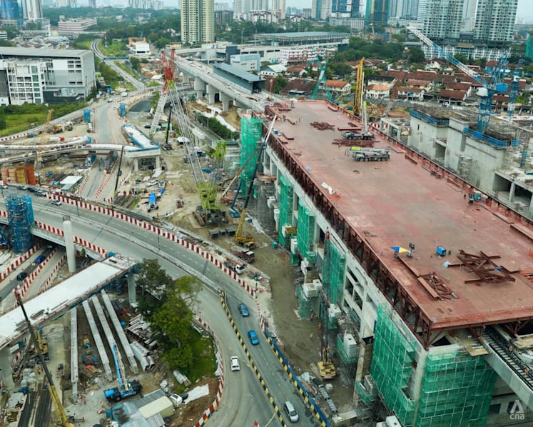 Rail system works on Johor Bahru-Singapore RTS Link 50% complete