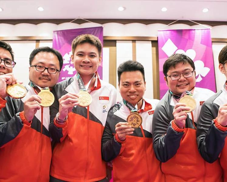 Historic gold for Singapore's contract bridge men's team at Asian Games
