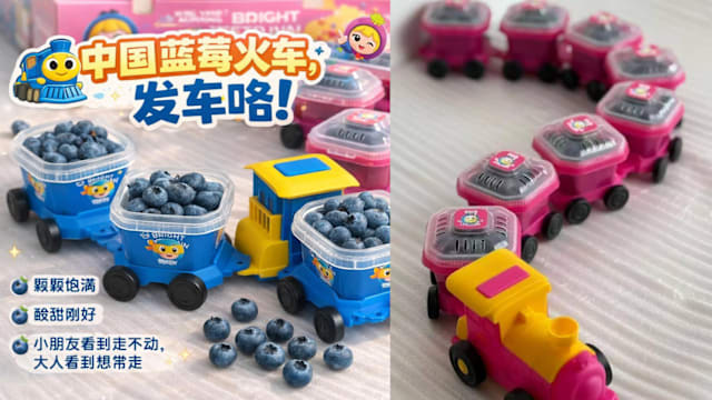 水果界天花板！蓝莓小火车，买水果还是买玩具？