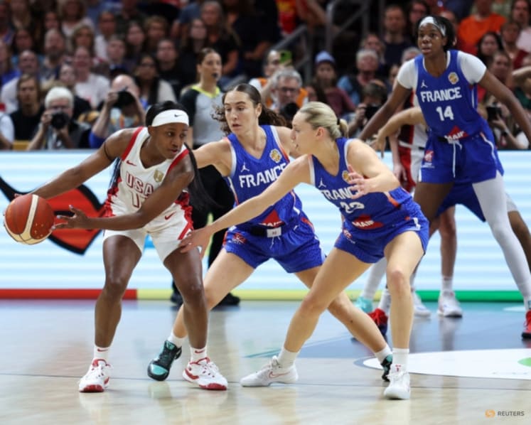 USA overcome 14-point deficit, beat France 97-79 to win Women's World Cup