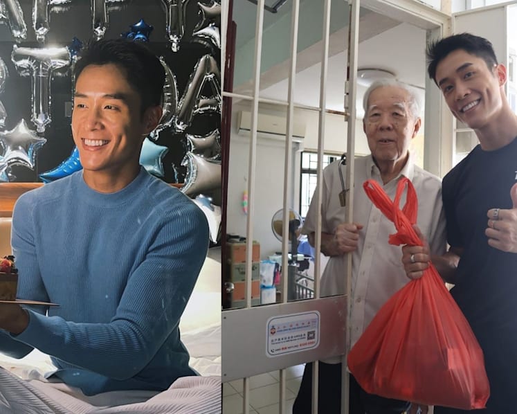 Tyler Ten gave out care packages to the elderly in Ang Mo Kio for his 27th birthday, was surprised the old folks could recognise him