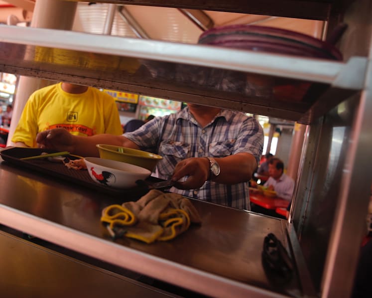 Want others to return their trays? Keep doing it yourself so they will follow suit