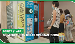 BERITA (1 Apr) | Skim Pulangan Bekas Minuman (BCRS)