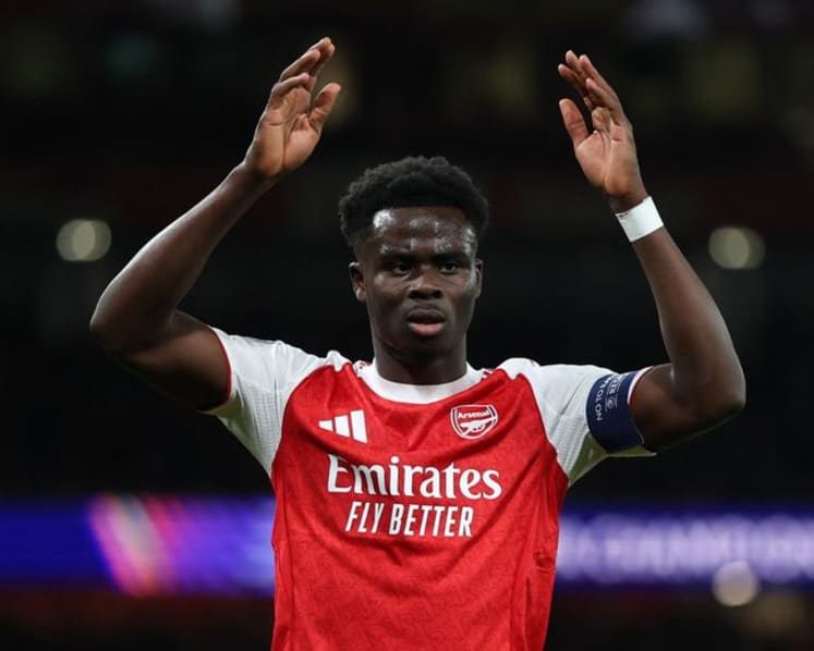 Arsenal welcome back Saka for final push in Premier League title race