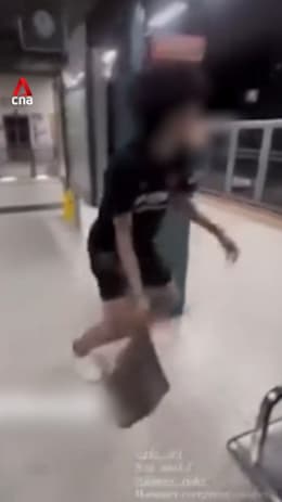 Teen investigated for allegedly throwing bag of ice cream off  LRT platform