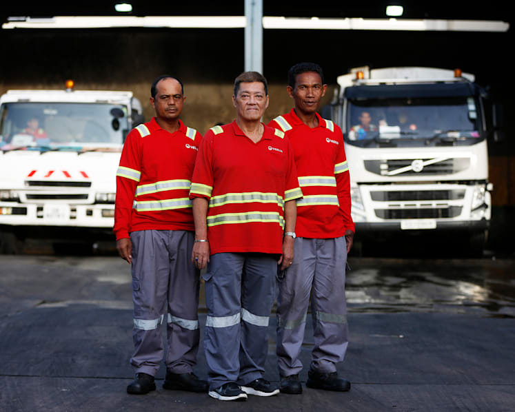 Dirty job, but these garbage collectors refuse to let it get to them