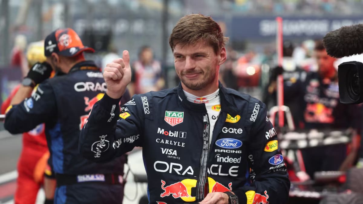 F1新加坡大奖赛排位赛 维斯塔潘夺得生涯首个新加坡站杆位