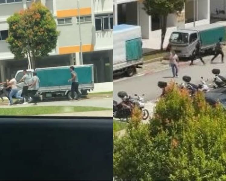 Choa Chu Kang riot: Teenager charged with possessing two knives and sickle