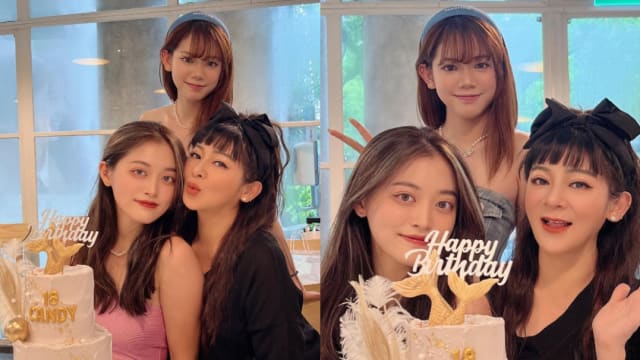 王彩桦与女儿合照　网赞：太美了！