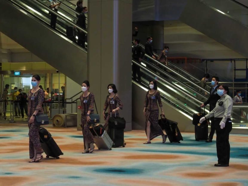 A scene from Changi Airport Terminal 2 arrival hall photographed on June 10, 2022.