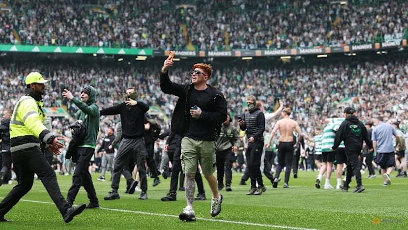 Hearts call for strong action after 'shameful' scenes at Celtic