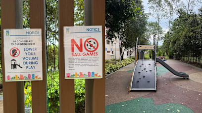 No Ball Games At Playground, Says Town Council Poster; Sparks Divided Reactions Among S'poreans
