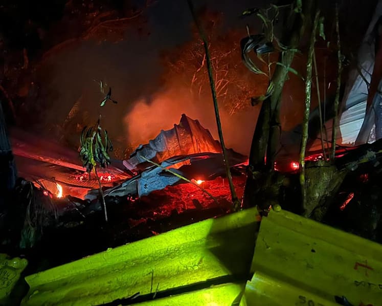 Fire breaks out on Kusu Island 