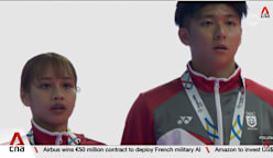 Taekwondo pair Nicholas Khaw, Diyanah Aqidah deliver Singapore's first gold at Thailand SEA Games