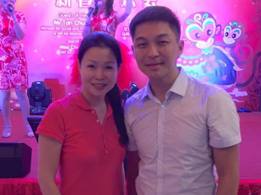 (Left) MP Cheng Li Hui and Speaker of Parliament Tan Chuan-Jin. 