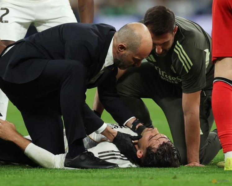 Real defender Asencio sidelined due to leg injury