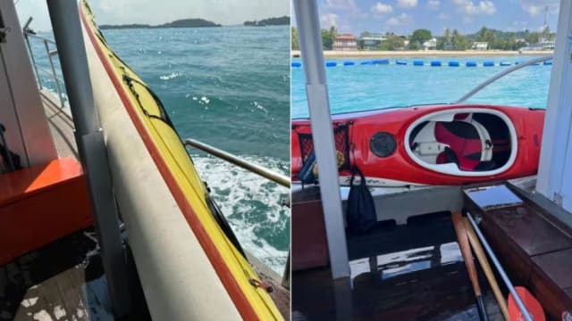 为助同行友人不慎翻船 女子圣淘沙划艇遭水流卷走
