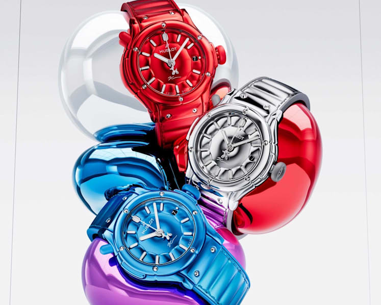 Hublot and Jeff Koons transform the Classic Fusion watch into wearable pop art