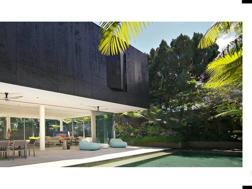 For this family of four, home is a Bali-style oasis in the middle of Singapore