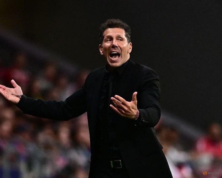Simeone shrugs off talk of Champions League burden ahead of Arsenal semi