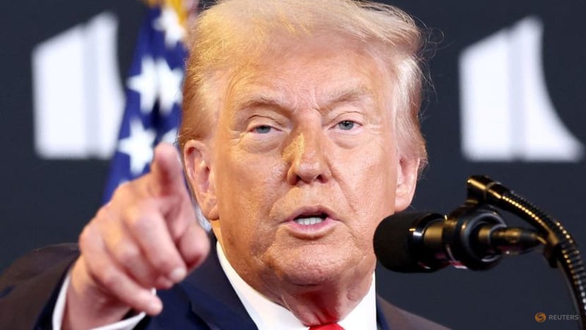 Trump says he will set tariffs on steel and semiconductor chips in coming weeks Trump says he will set tariffs on steel and semiconductor chips in coming weeks