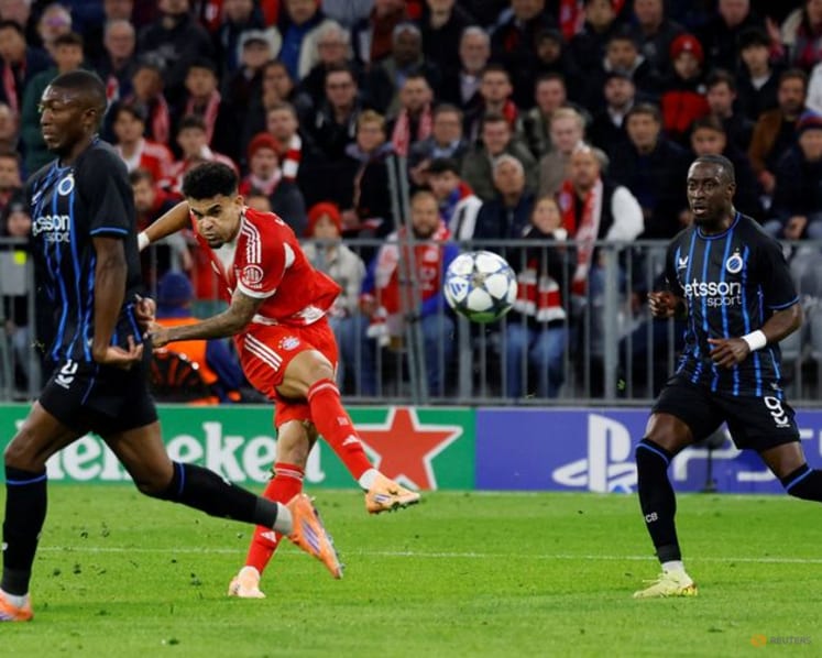 Formidable Bayern crush Brugge 4-0 to stretch winning run