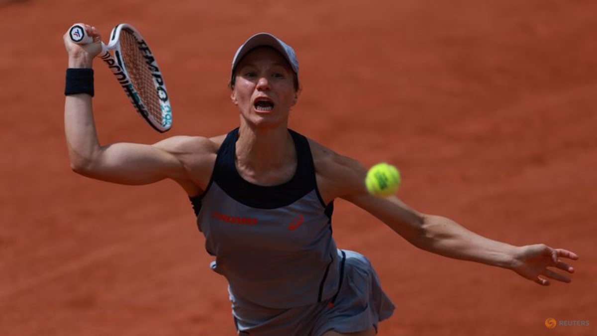 Kostyuk beats Golubic to maintain clay form at French Open